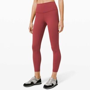 Lululemon | Wunder‎ Under High Rise Tight Full On Luxtreme Chianti Size 10